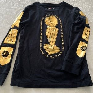 Jordan black long sleeve tee